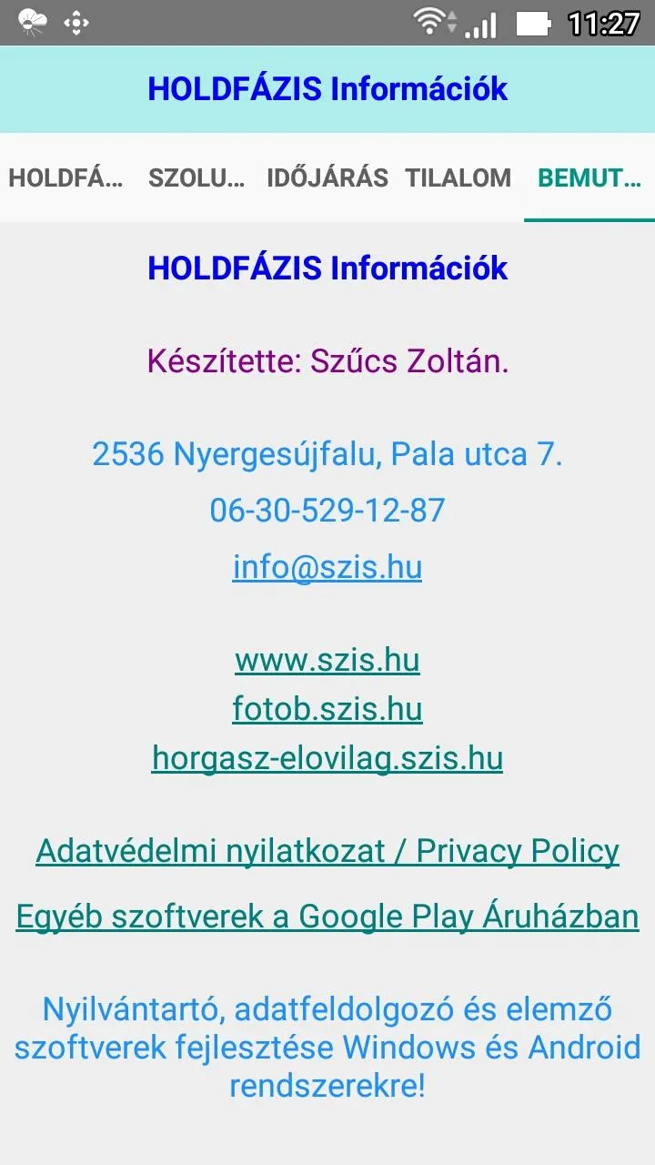 Holdfázis Információk | Indus Appstore | Screenshot