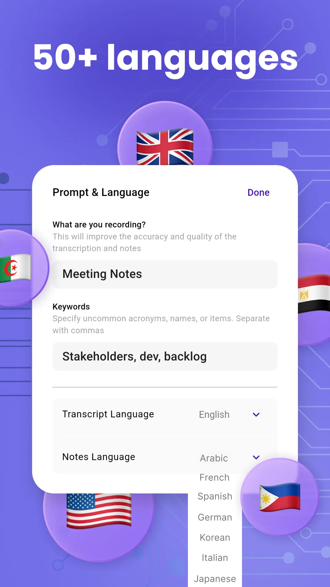 Instant AI Notes & Transcript | Indus Appstore | Screenshot