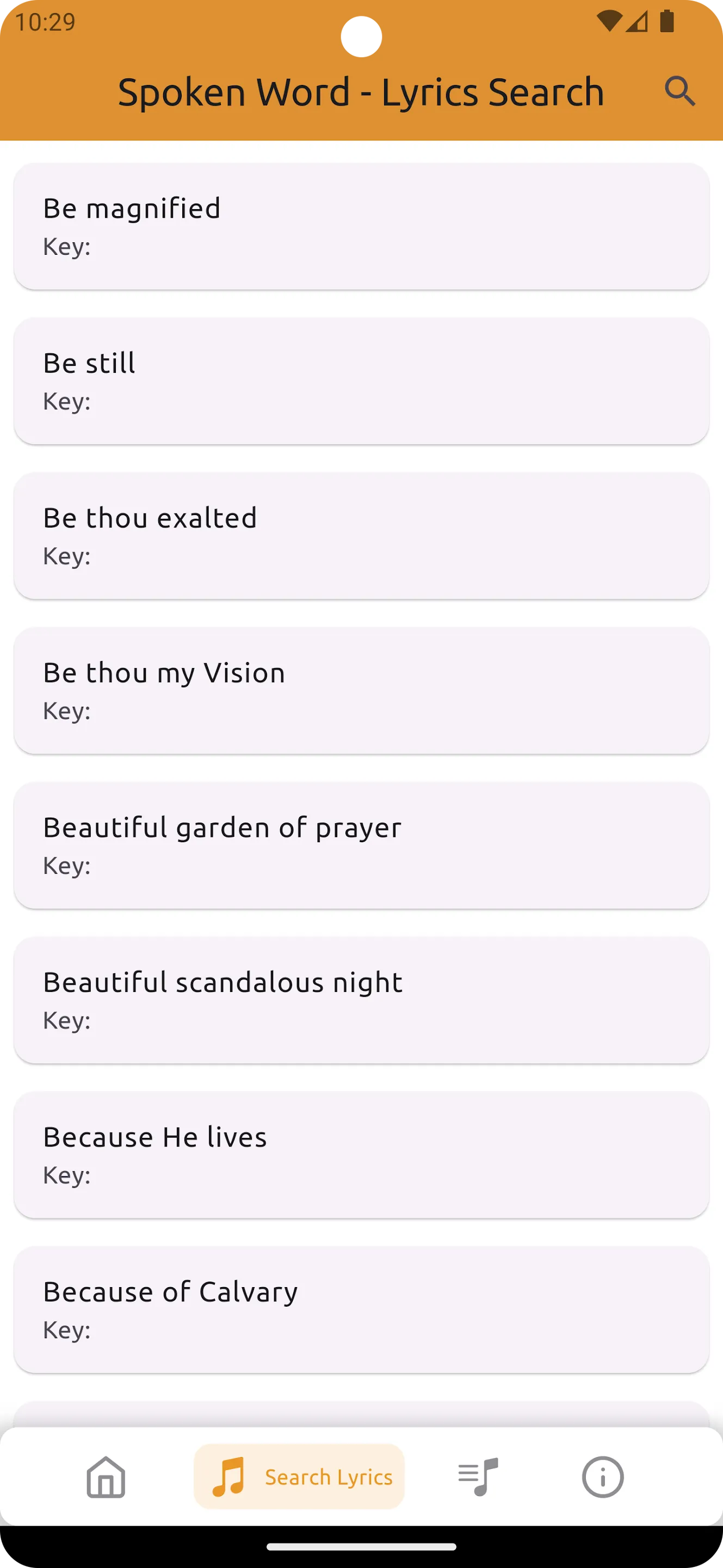 Spoken Word Ministry Song Book | Indus Appstore | Screenshot