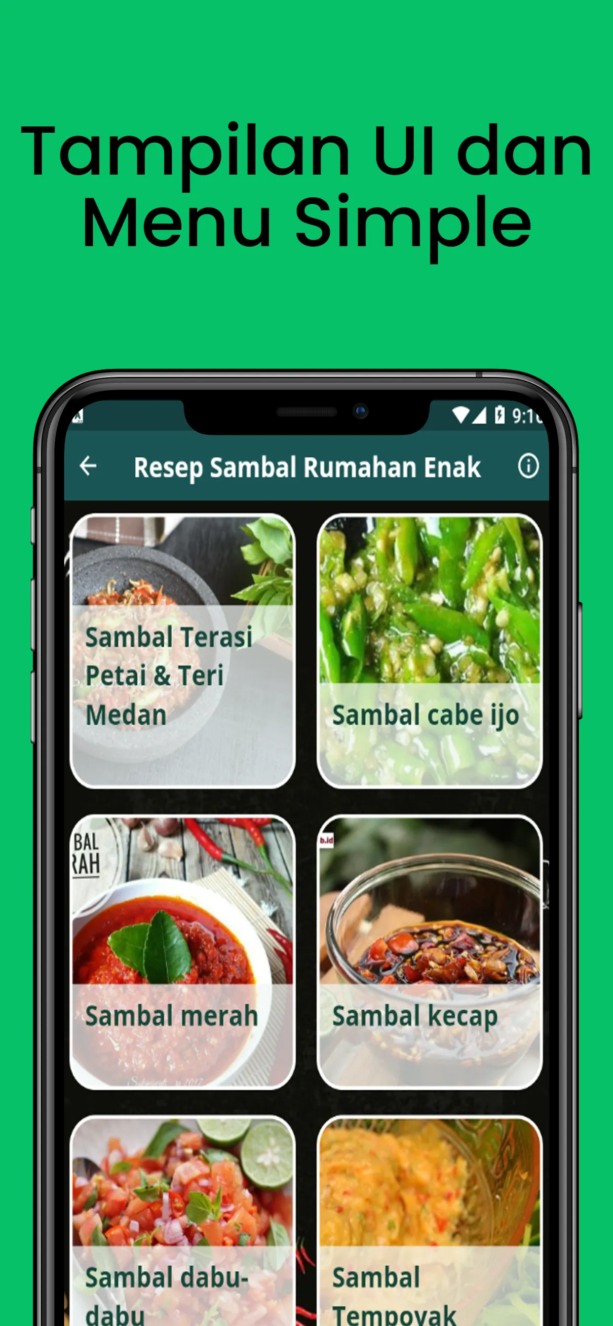 Resep Aneka Sambal Nusantara | Indus Appstore | Screenshot