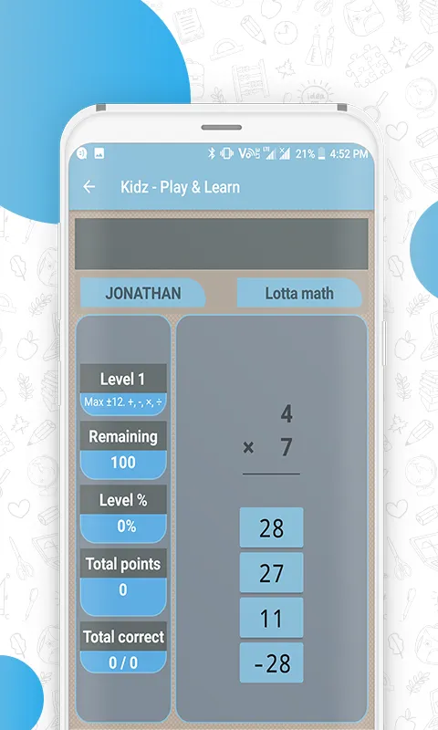 Kidz - Play and Learn Maths, S | Indus Appstore | Screenshot