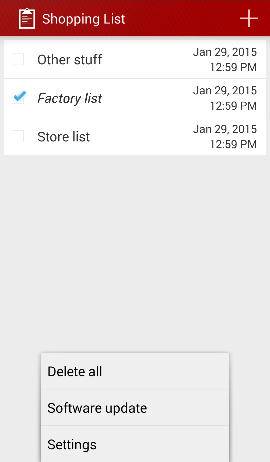 Shopping List | Indus Appstore | Screenshot