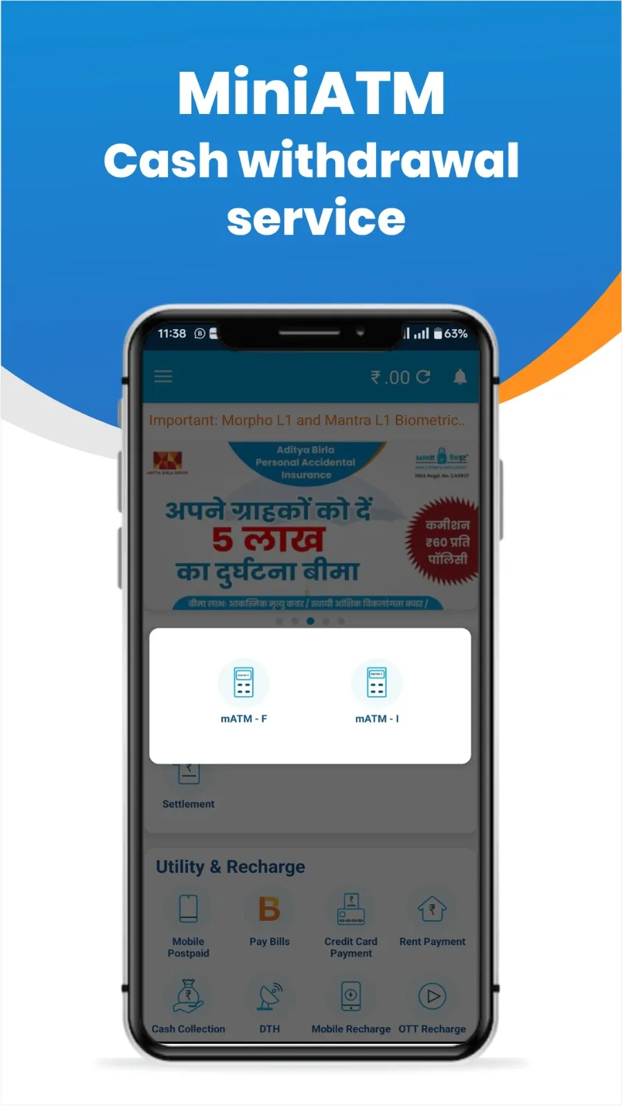 BANKIT Agent- DMT, AePS, mATM | Indus Appstore | Screenshot