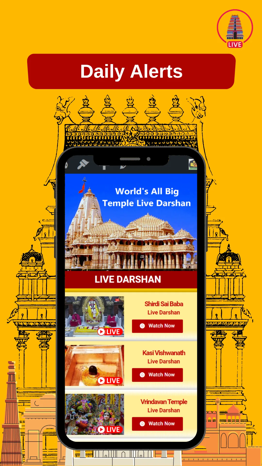 LIVE Darshan Indian Temples | Indus Appstore | Screenshot