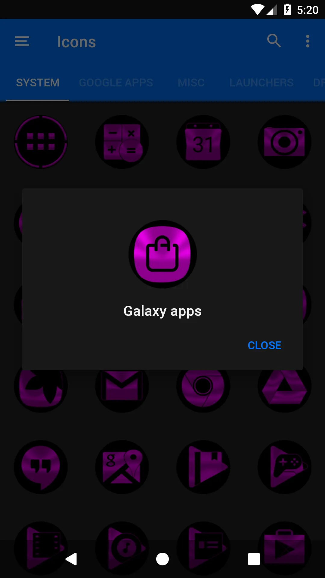 Oreo Magenta Icon Pack | Indus Appstore | Screenshot