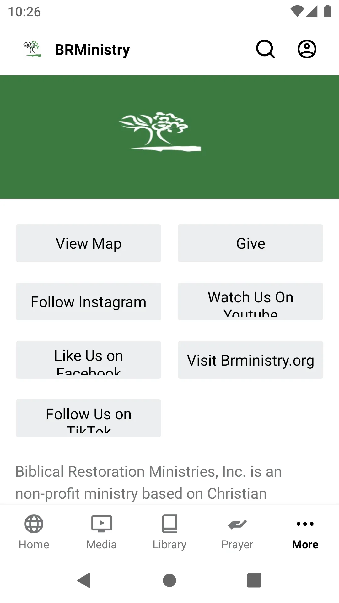 Biblical Restoration Ministry | Indus Appstore | Screenshot