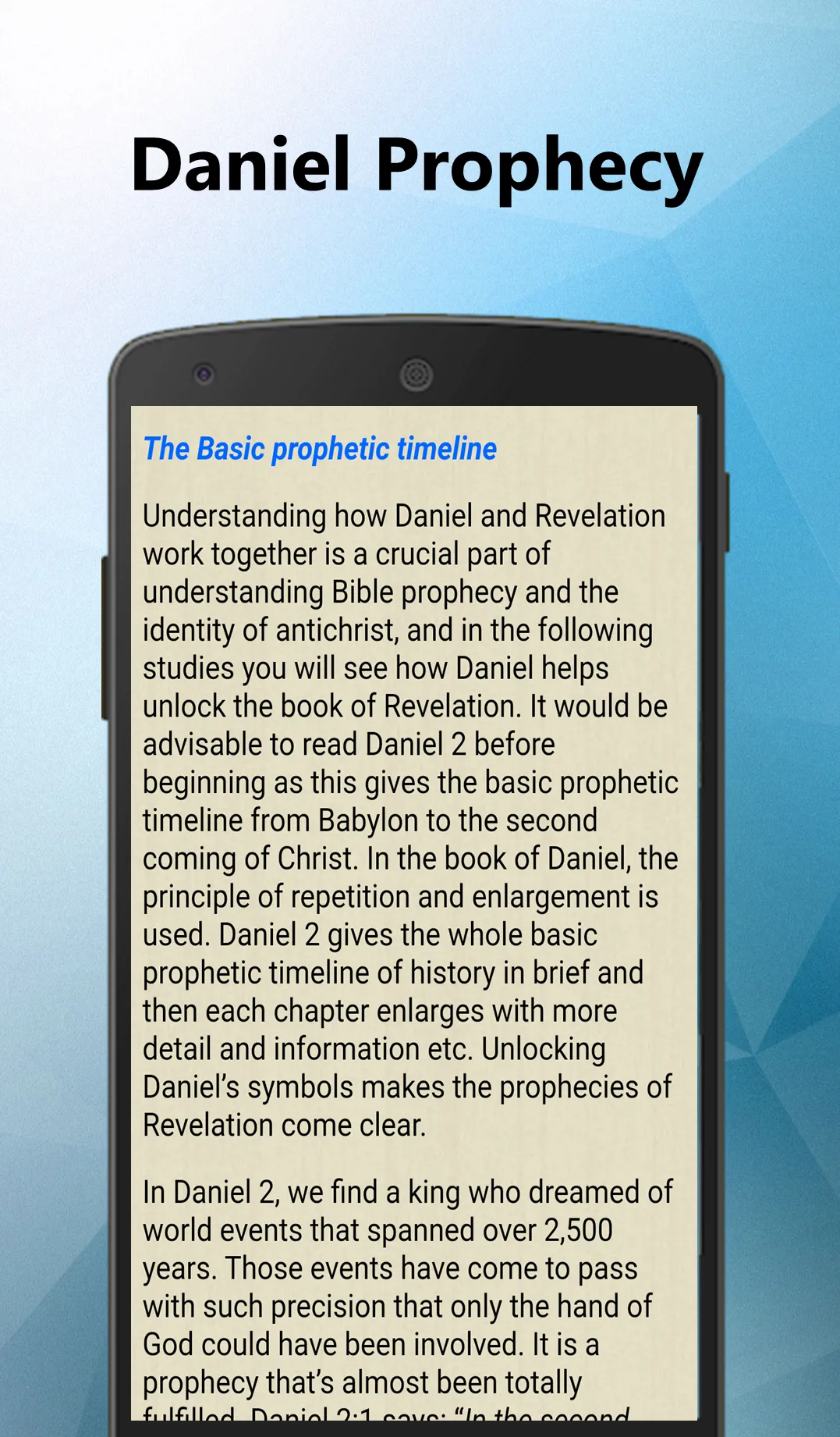 Daniel Prophecy | Indus Appstore | Screenshot