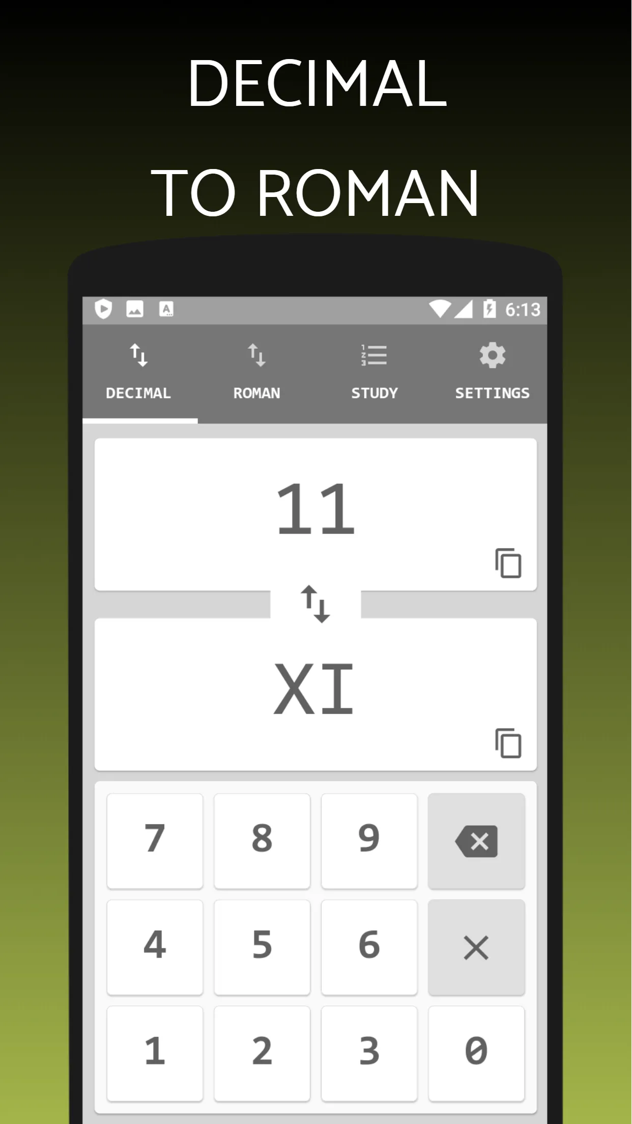 Roman Numerals Converter | Indus Appstore | Screenshot