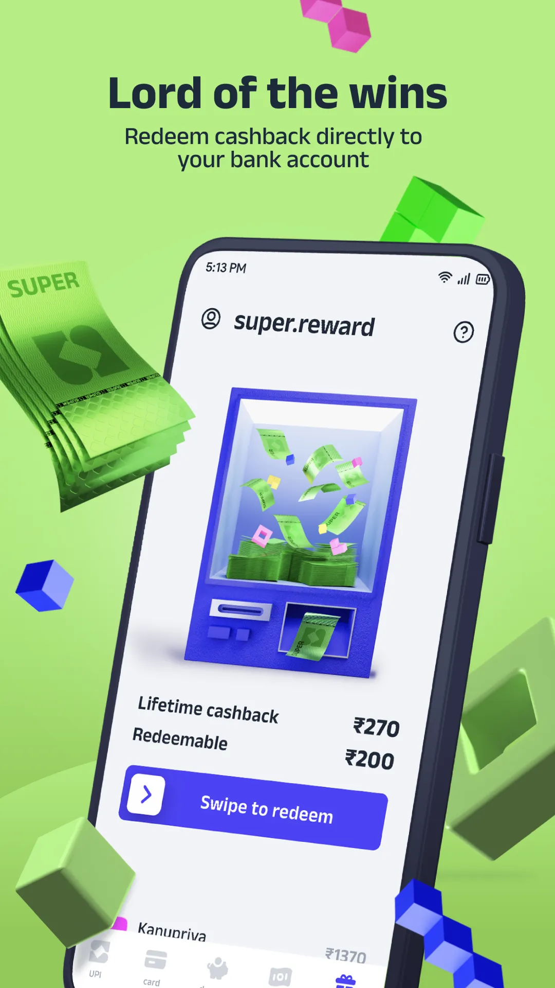 super.money - UPI by Flipkart. | Indus Appstore | Screenshot