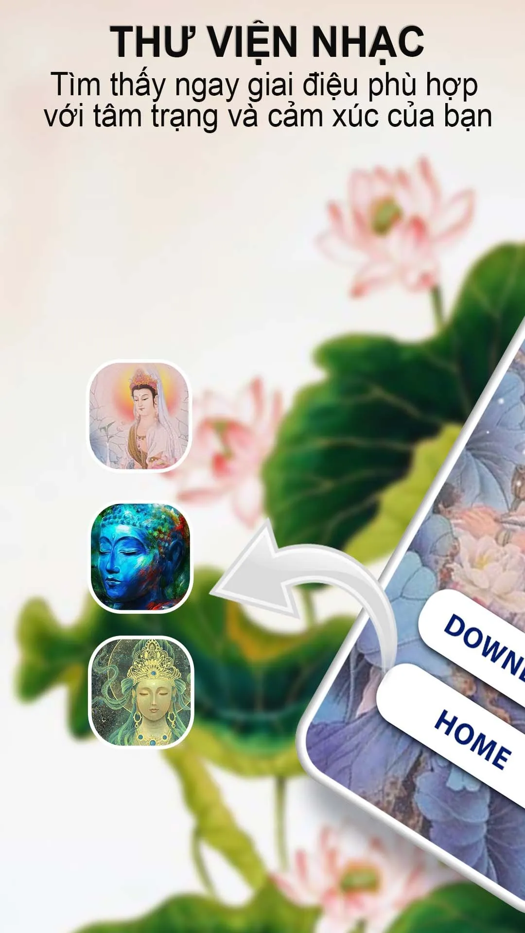 Nhạc Quan Âm Bồ Tát Linh Ứng | Indus Appstore | Screenshot