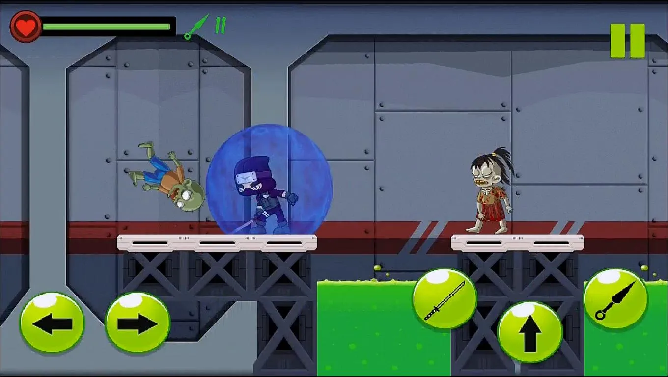 Ninja vs Zombies: Fight Zombie | Indus Appstore | Screenshot