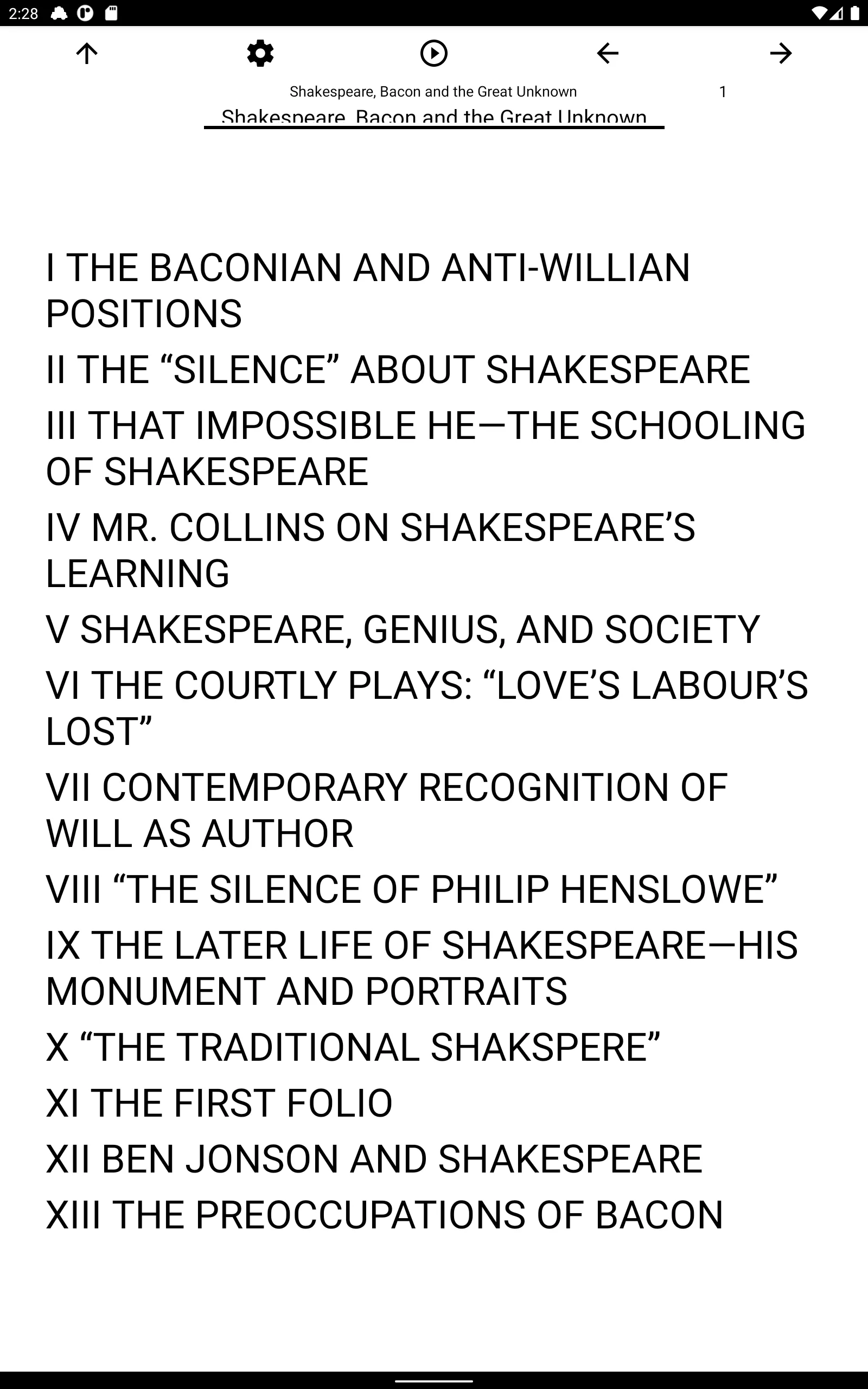 Book, Shakespeare, Bacon and t | Indus Appstore | Screenshot