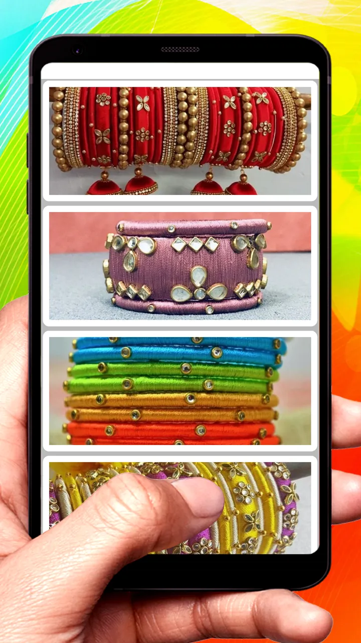 Silk Thread Bangle Design | Indus Appstore | Screenshot