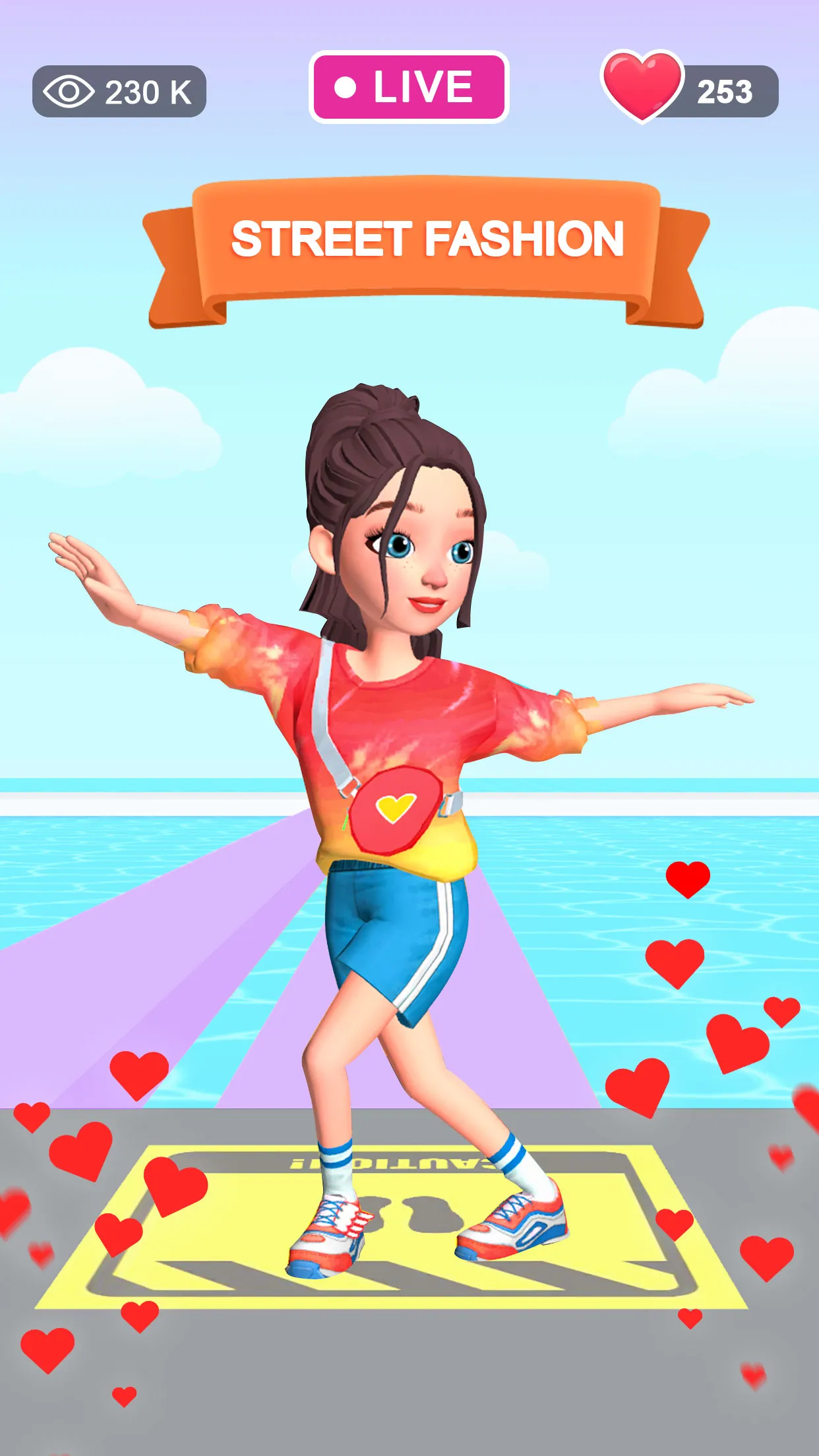 Catwalk Fashion: Dress up Show | Indus Appstore | Screenshot