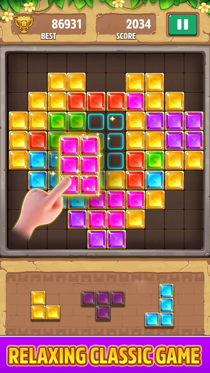 Jewel Block Puzzle Game | Indus Appstore | Screenshot