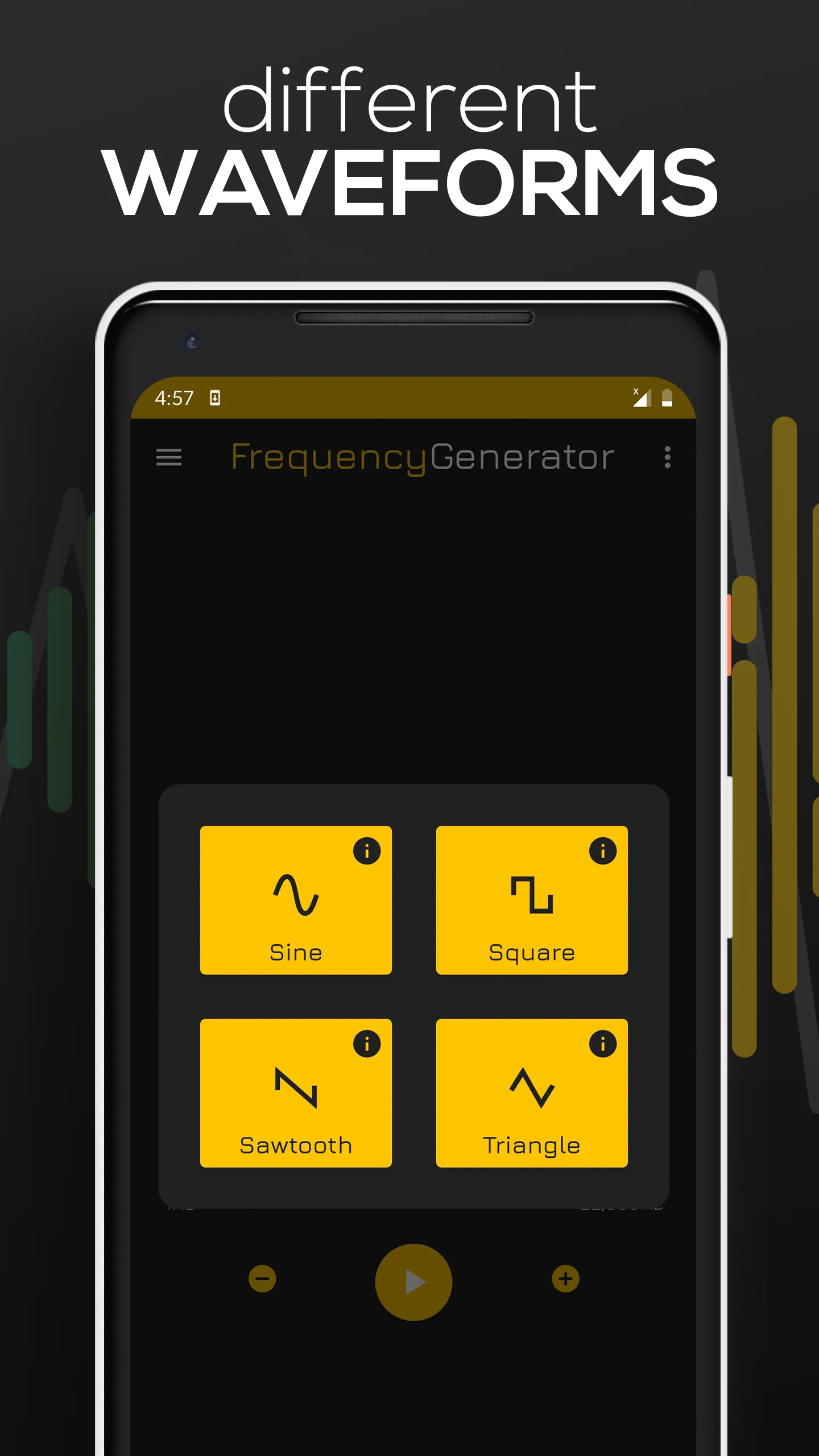 Frequency Sound Generator | Indus Appstore | Screenshot