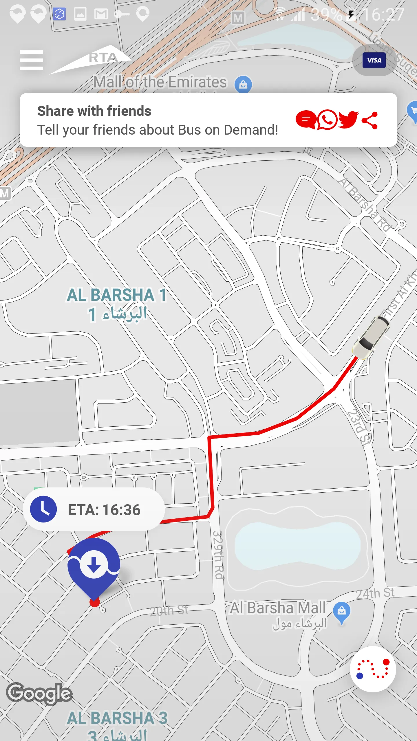 Dubai Bus on Demand | Indus Appstore | Screenshot