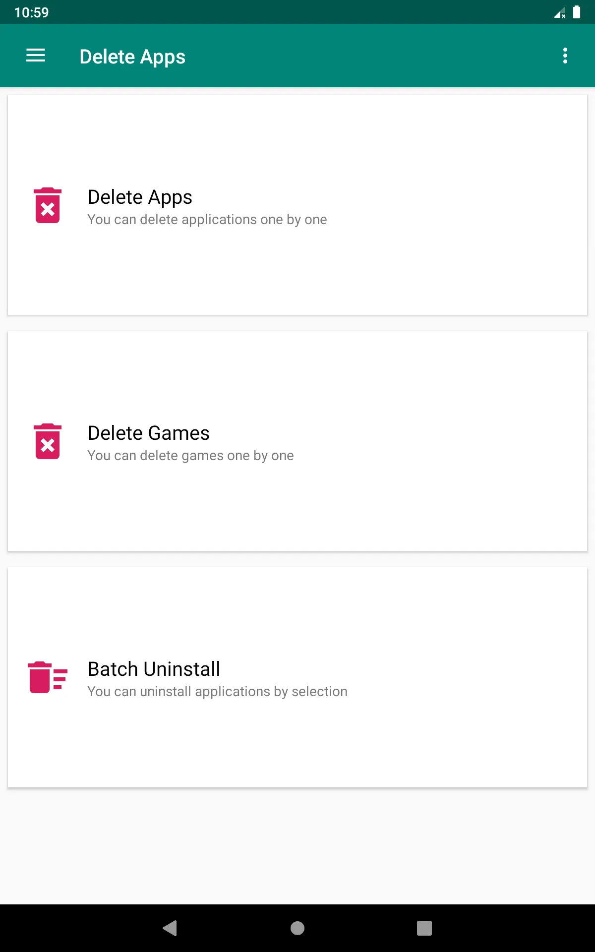 Delete apps - Uninstall apps | Indus Appstore | Screenshot