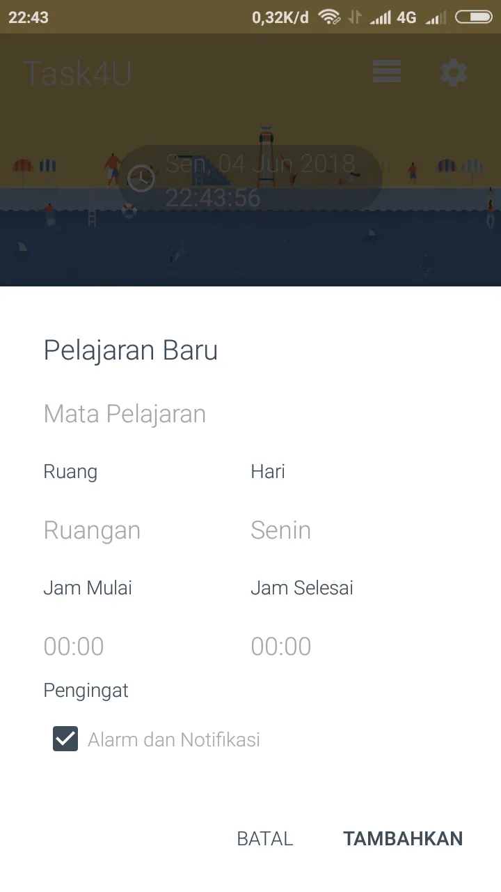 Jadwal Sekolah - Task4U | Indus Appstore | Screenshot