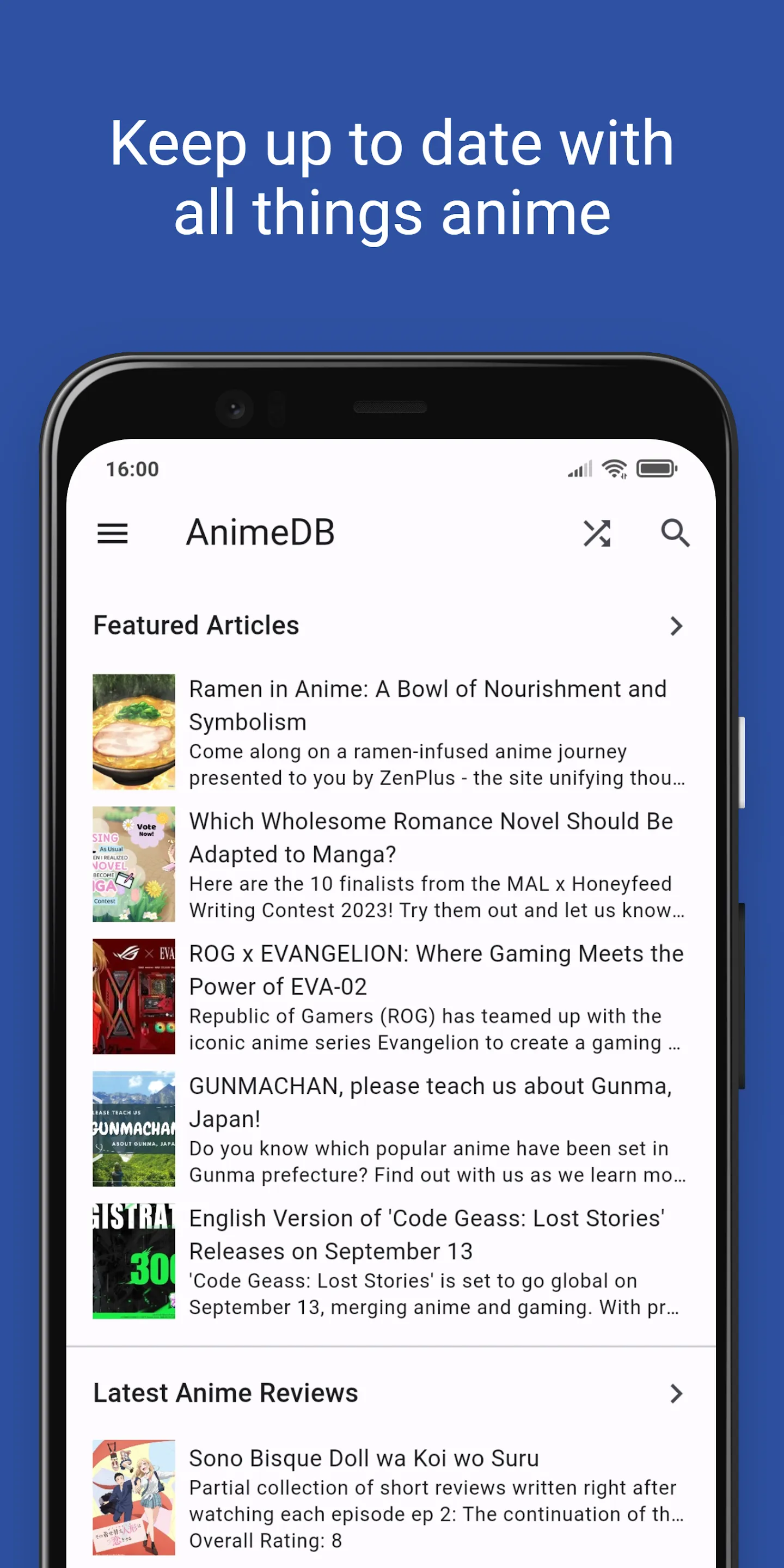 AnimeDB: MyAnimeList Tracker | Indus Appstore | Screenshot