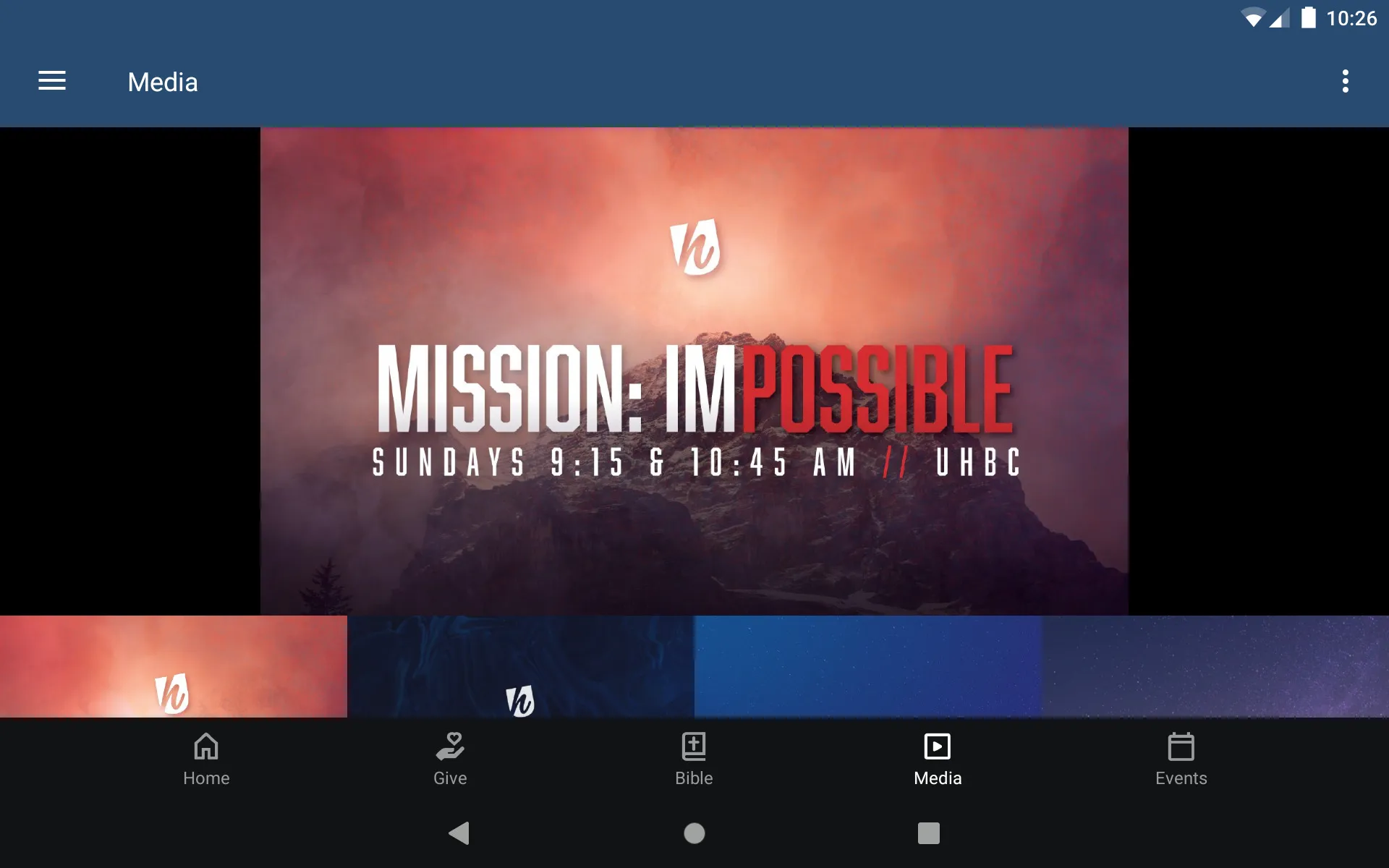 University Heights Church | Indus Appstore | Screenshot