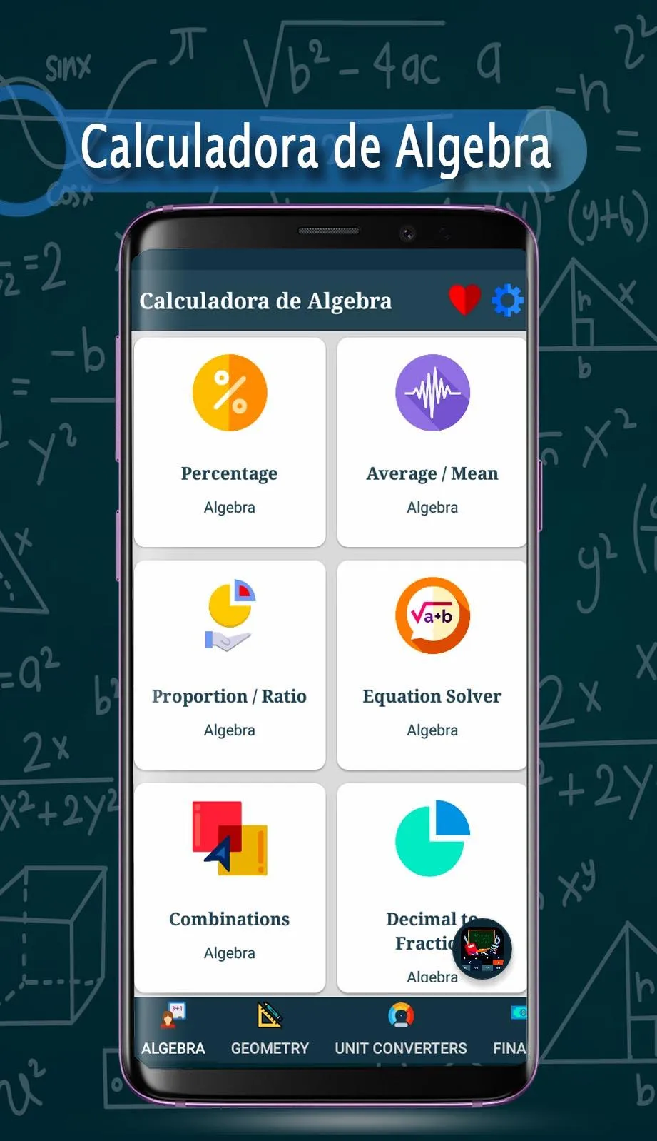 Algebra Calculator | Indus Appstore | Screenshot