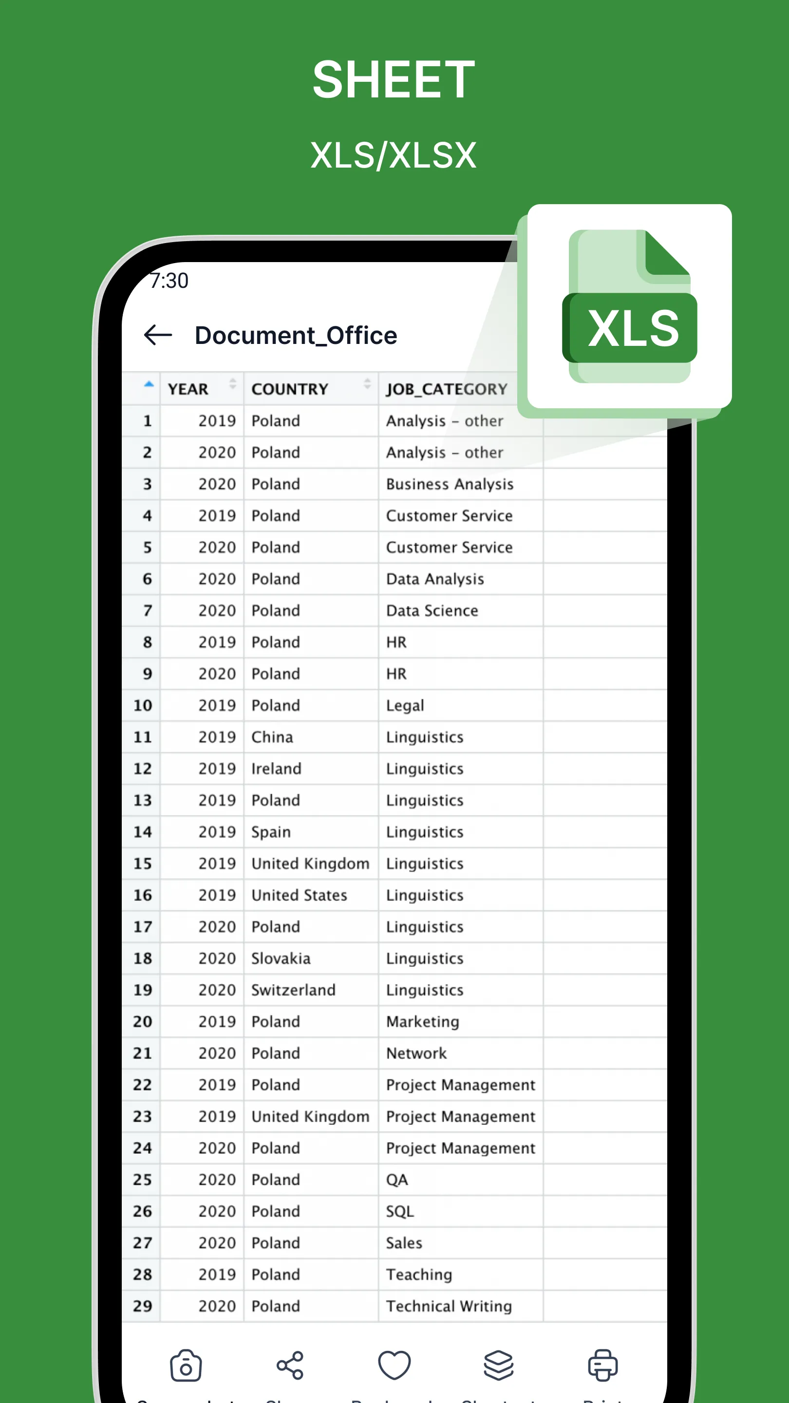 Document Reader: PDF, XLS, Doc | Indus Appstore | Screenshot