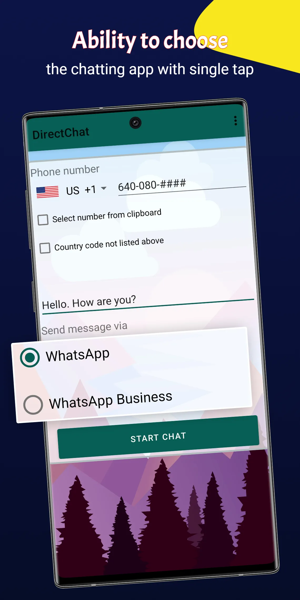 DirectChat-Without save number | Indus Appstore | Screenshot