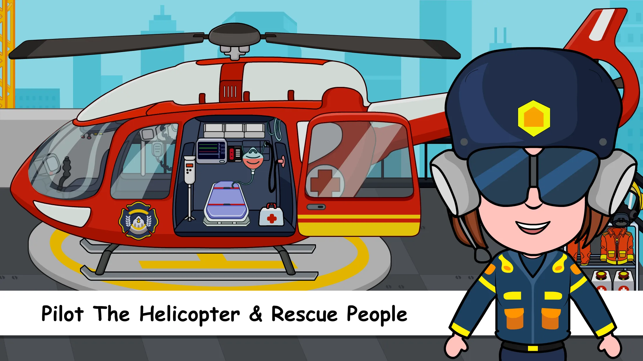 Tizi Town Kids Firetruck Games | Indus Appstore | Screenshot