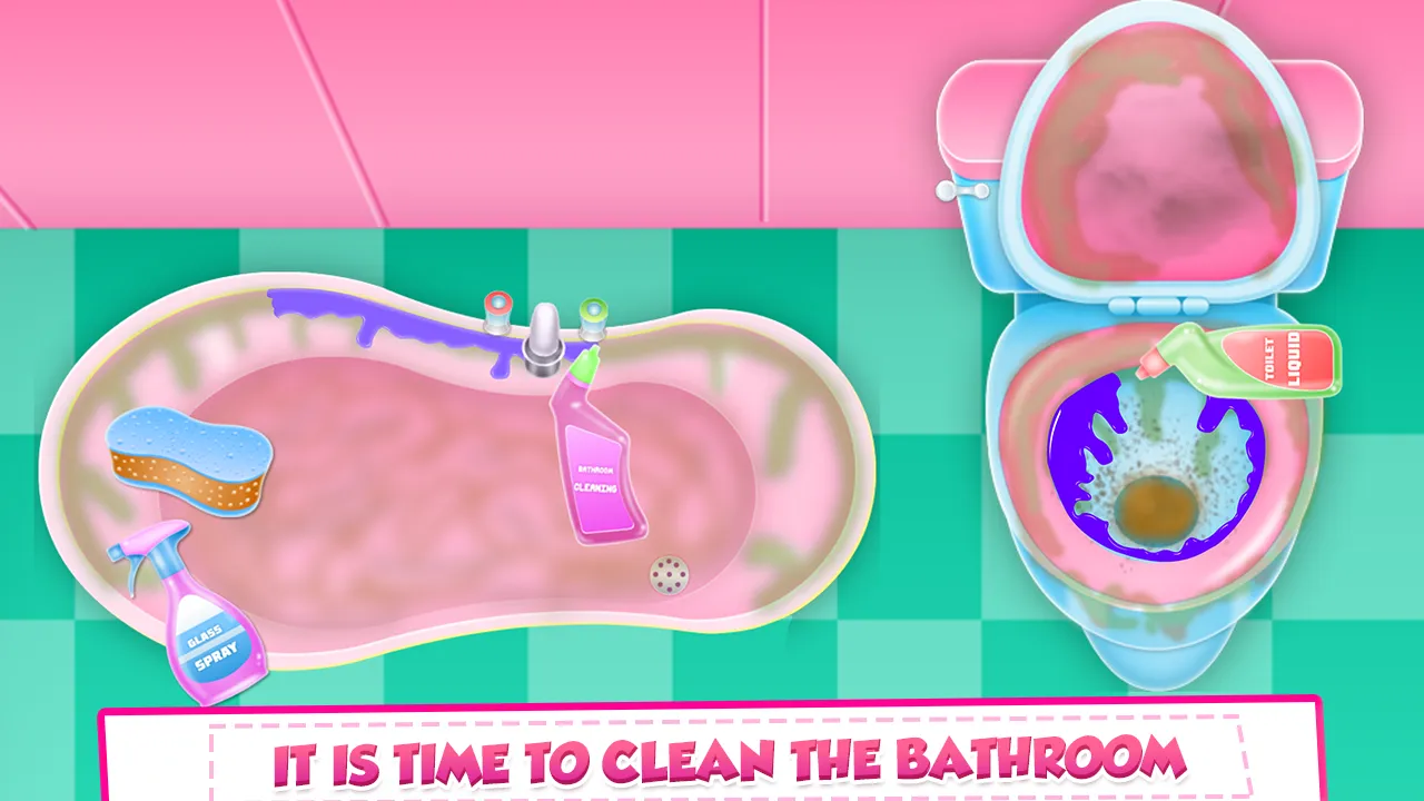 Bathroom Cleaning Time | Indus Appstore | Screenshot