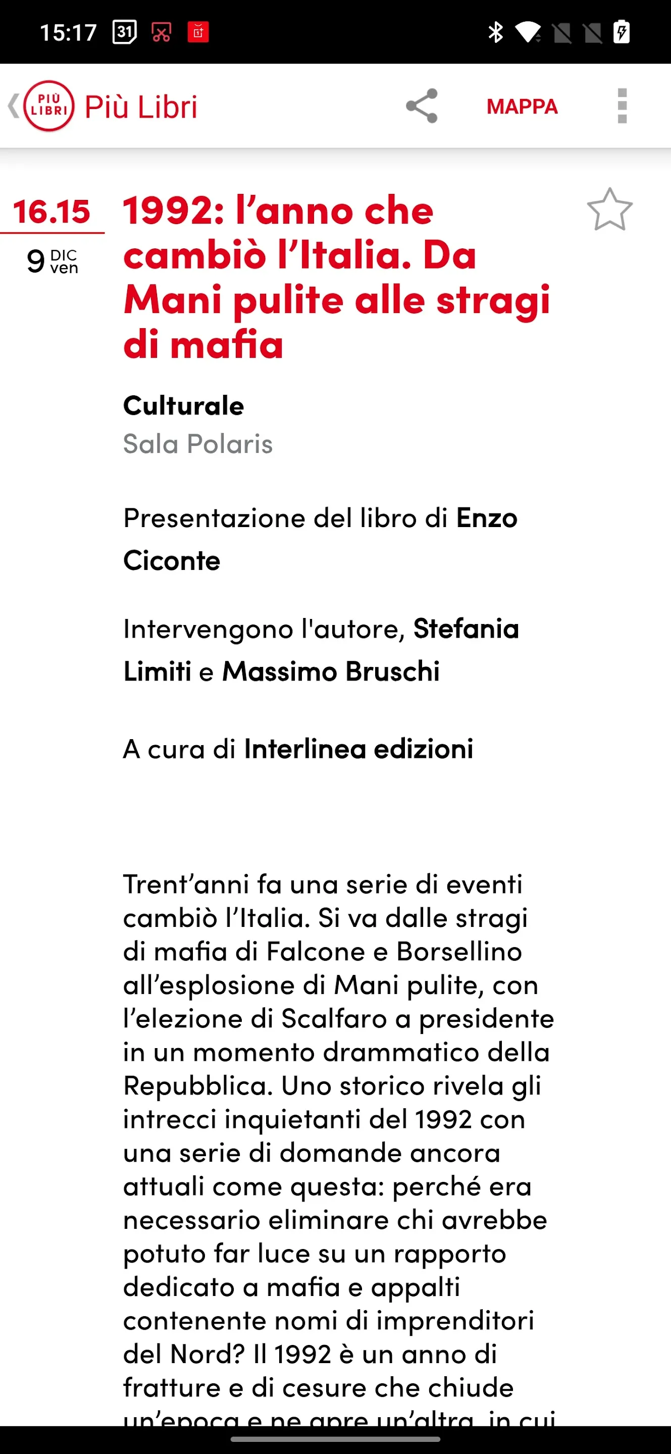 Più libri più liberi | Indus Appstore | Screenshot