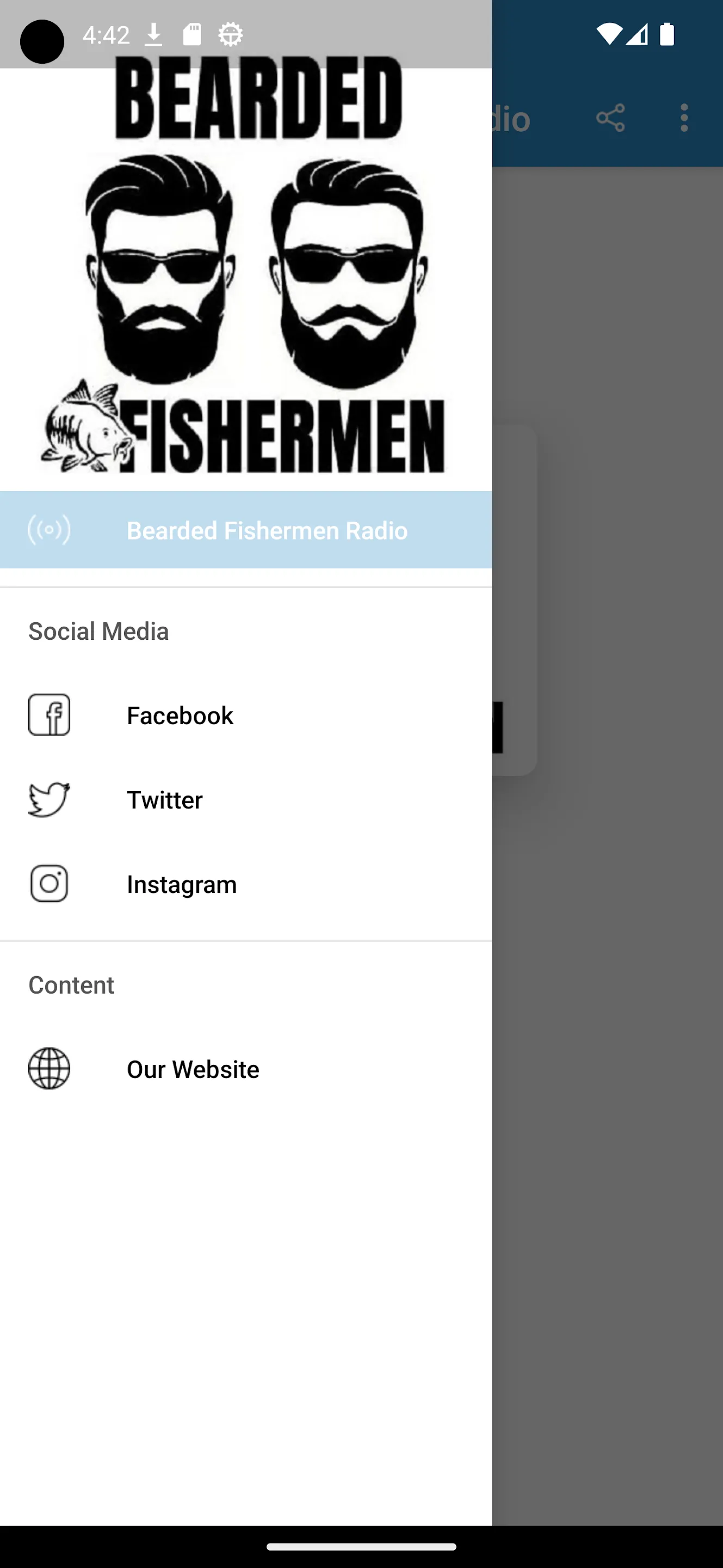 Bearded Fishermen Radio | Indus Appstore | Screenshot