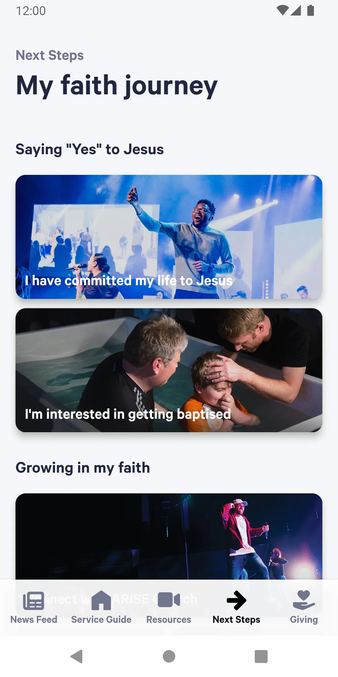 ARISE Church | Indus Appstore | Screenshot