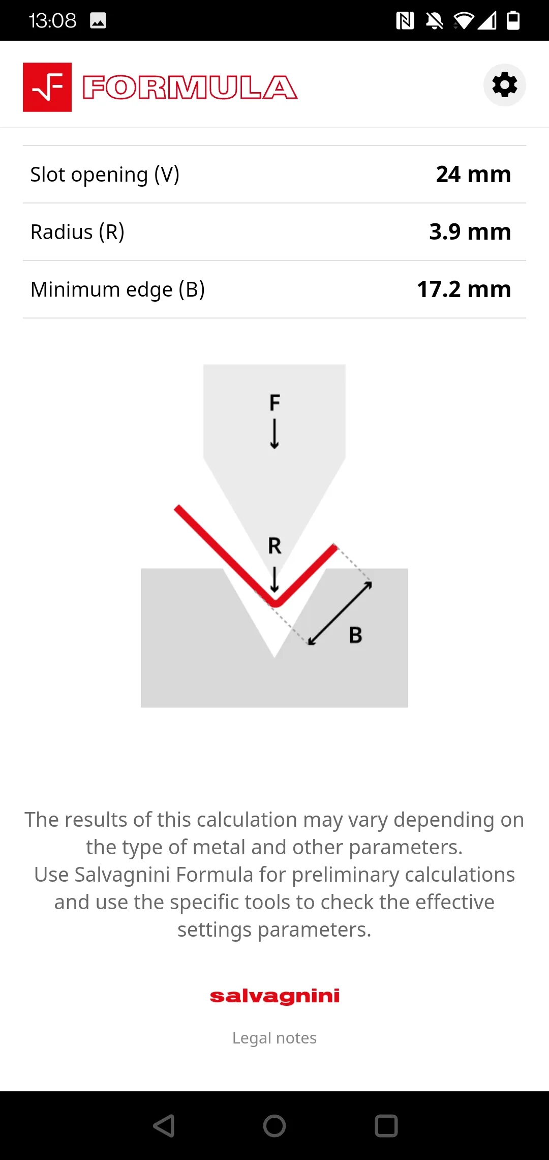 salvagnini FORMULA | Indus Appstore | Screenshot