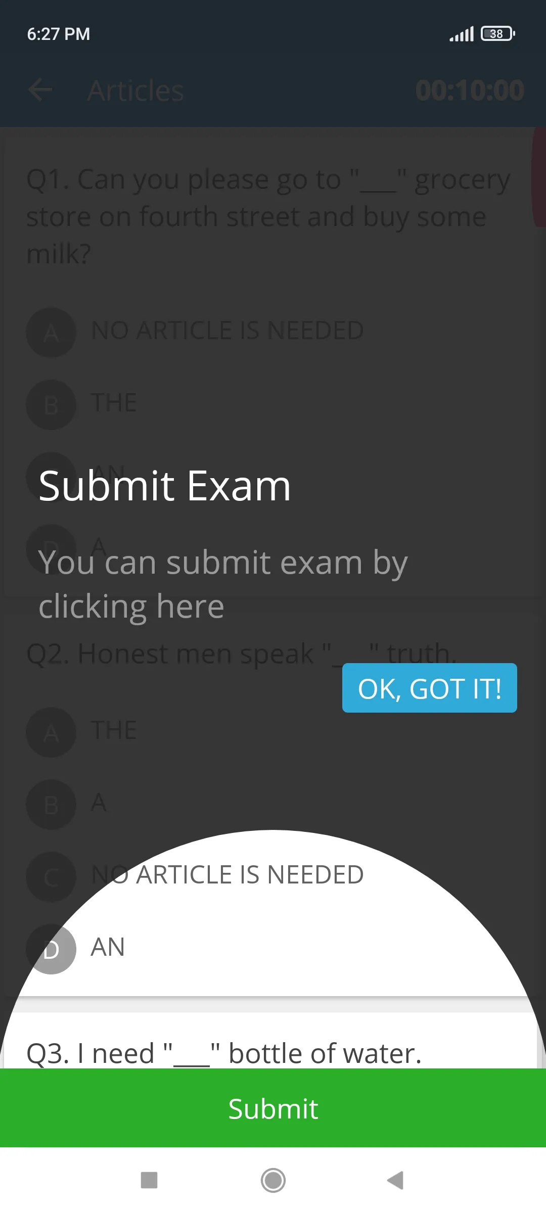 MCQ English Grammar Objective | Indus Appstore | Screenshot