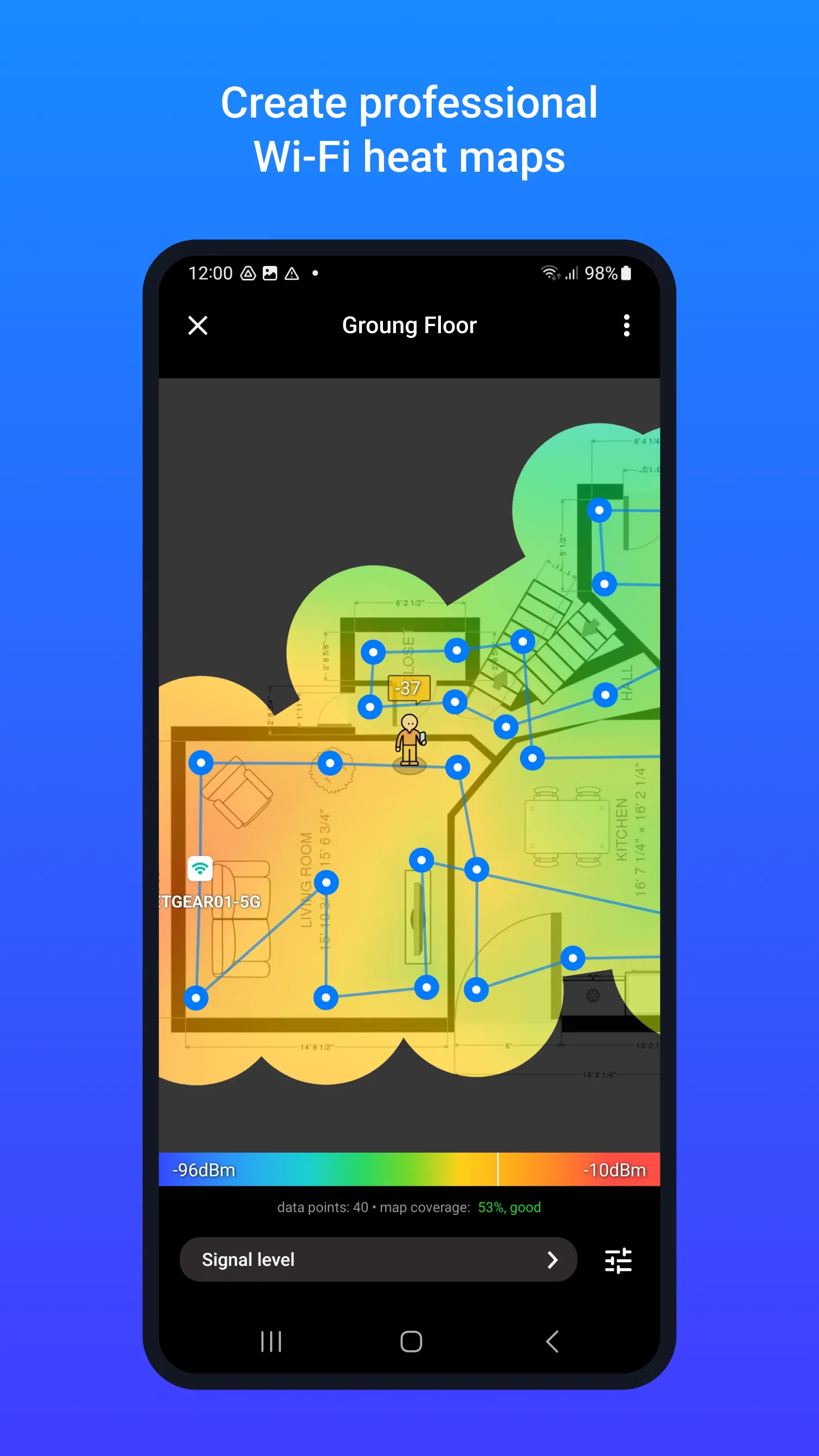 NetSpot WiFi Heat Map Analyzer | Indus Appstore | Screenshot