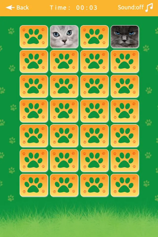 Cats Memory Match Game | Indus Appstore | Screenshot