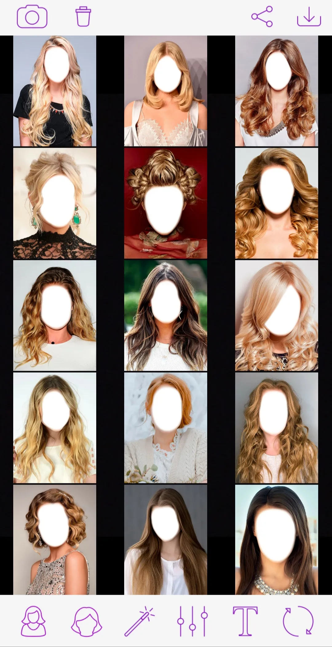 Virtual Hair Style Changer | Indus Appstore | Screenshot