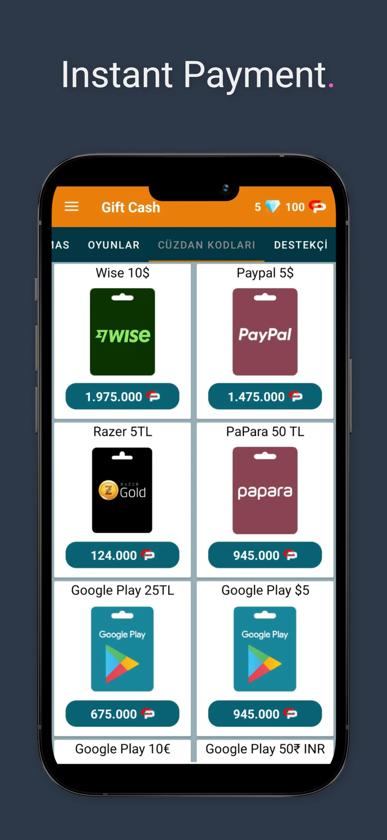 GiftCash - Make Money & Cards | Indus Appstore | Screenshot