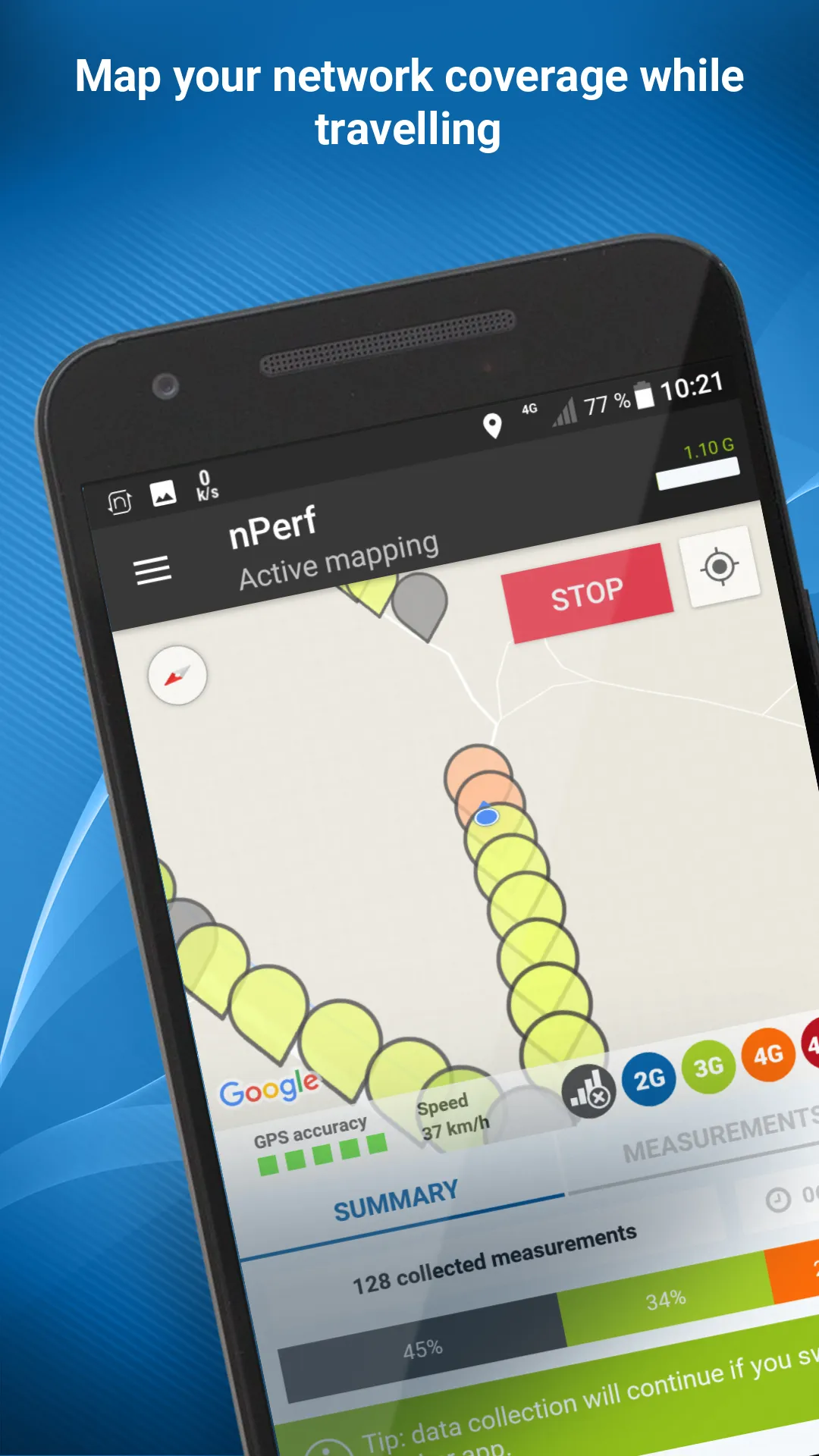 Speed test 4G 5G WiFi & maps | Indus Appstore | Screenshot