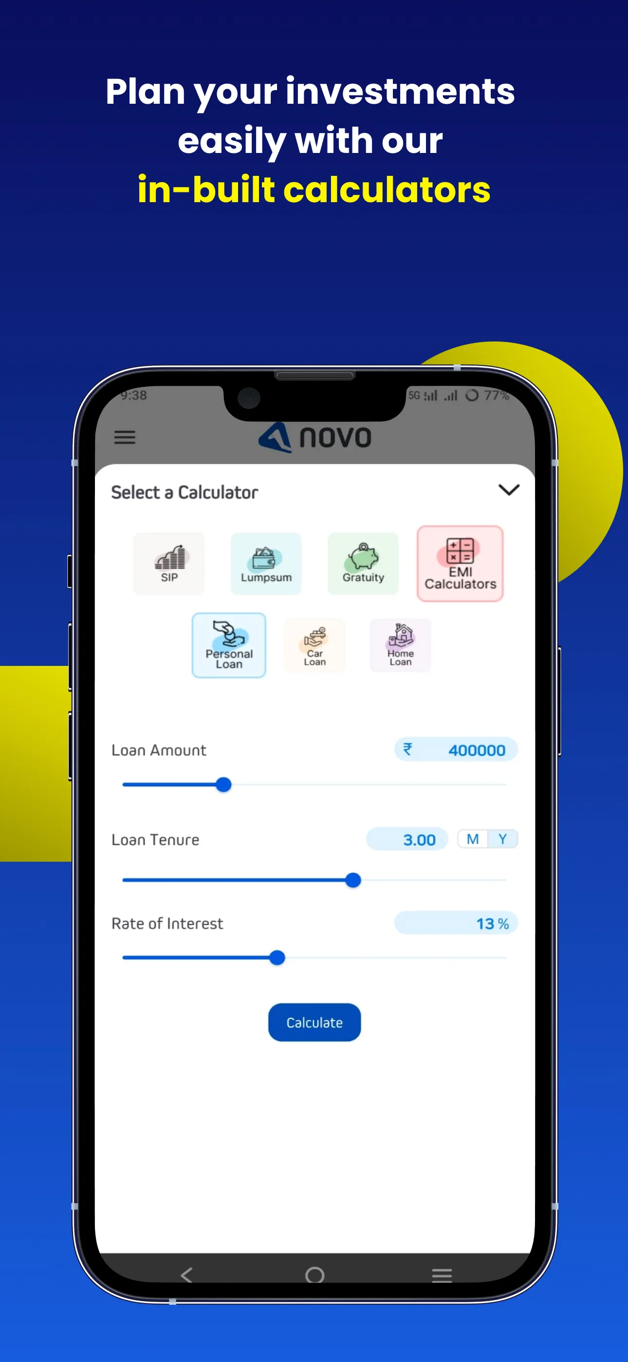 NOVO - MF, IPO, G-Sec, SGB | Indus Appstore | Screenshot
