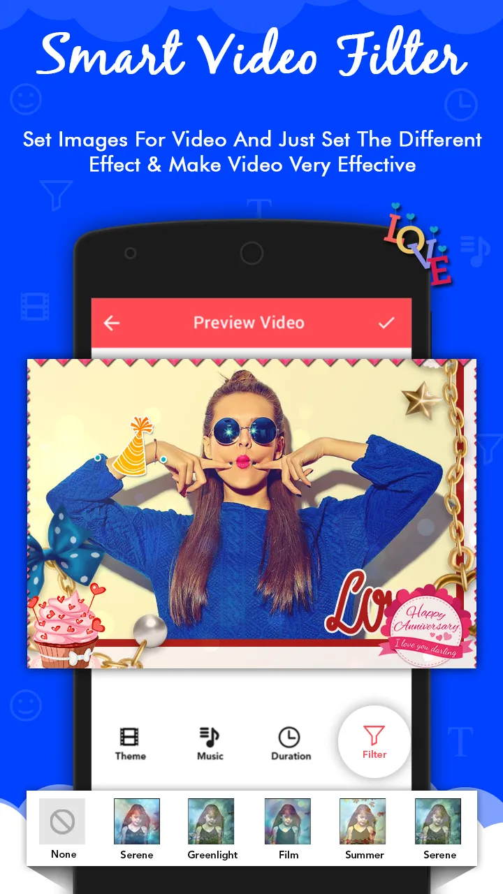 Anniversary Video maker | Indus Appstore | Screenshot