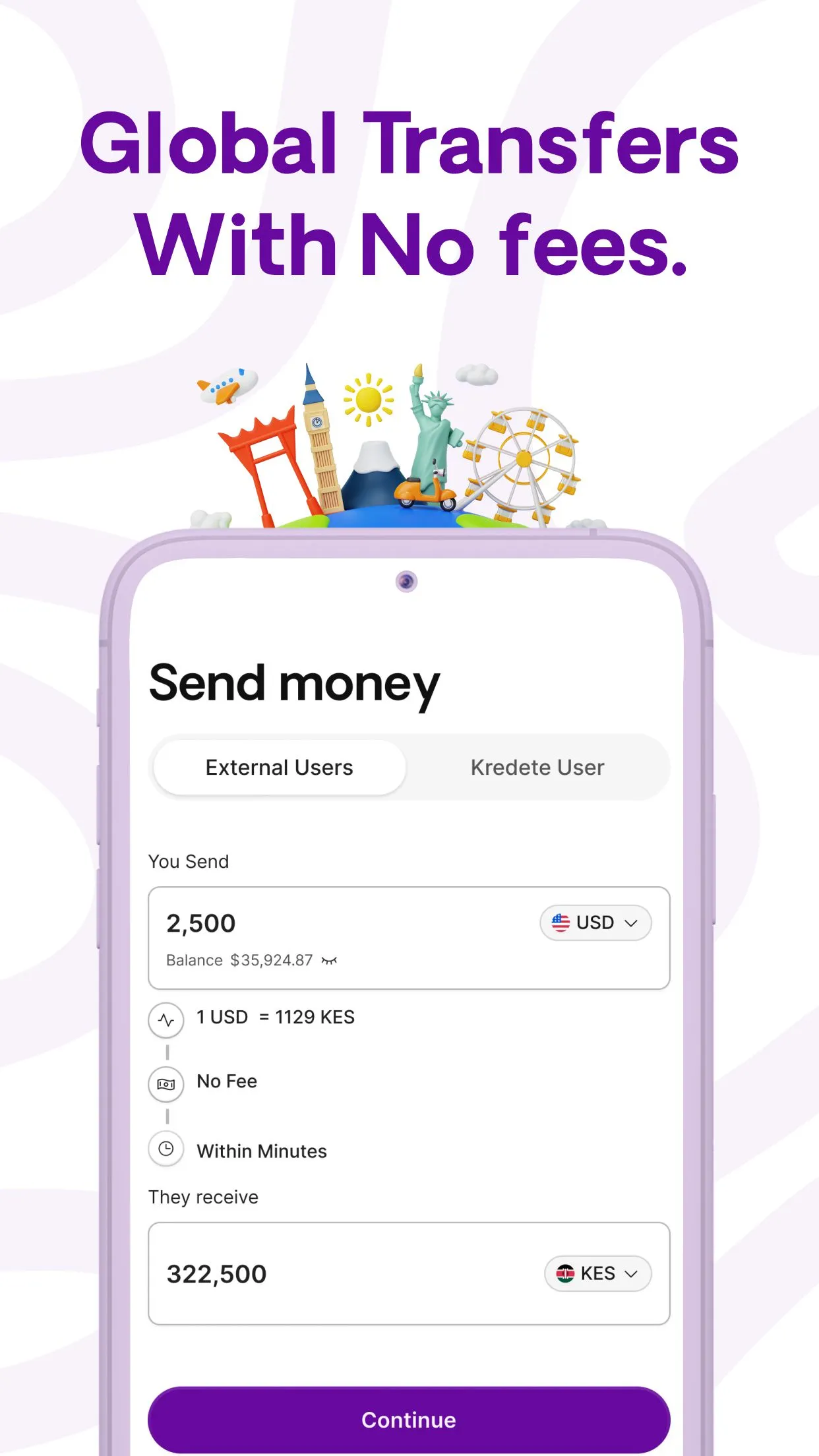 Kredete: Send Money to Africa | Indus Appstore | Screenshot