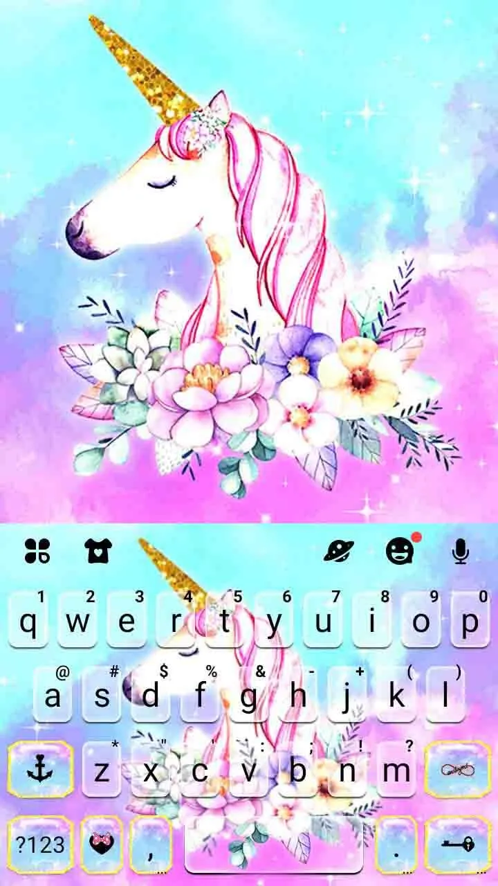 Pastel Unicorn Theme | Indus Appstore | Screenshot