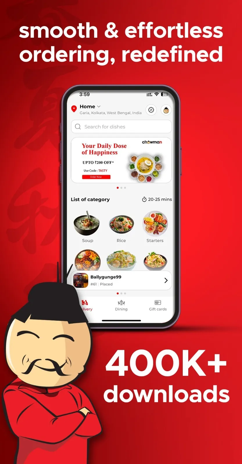 Chowman Food Order & Delivery | Indus Appstore | Screenshot