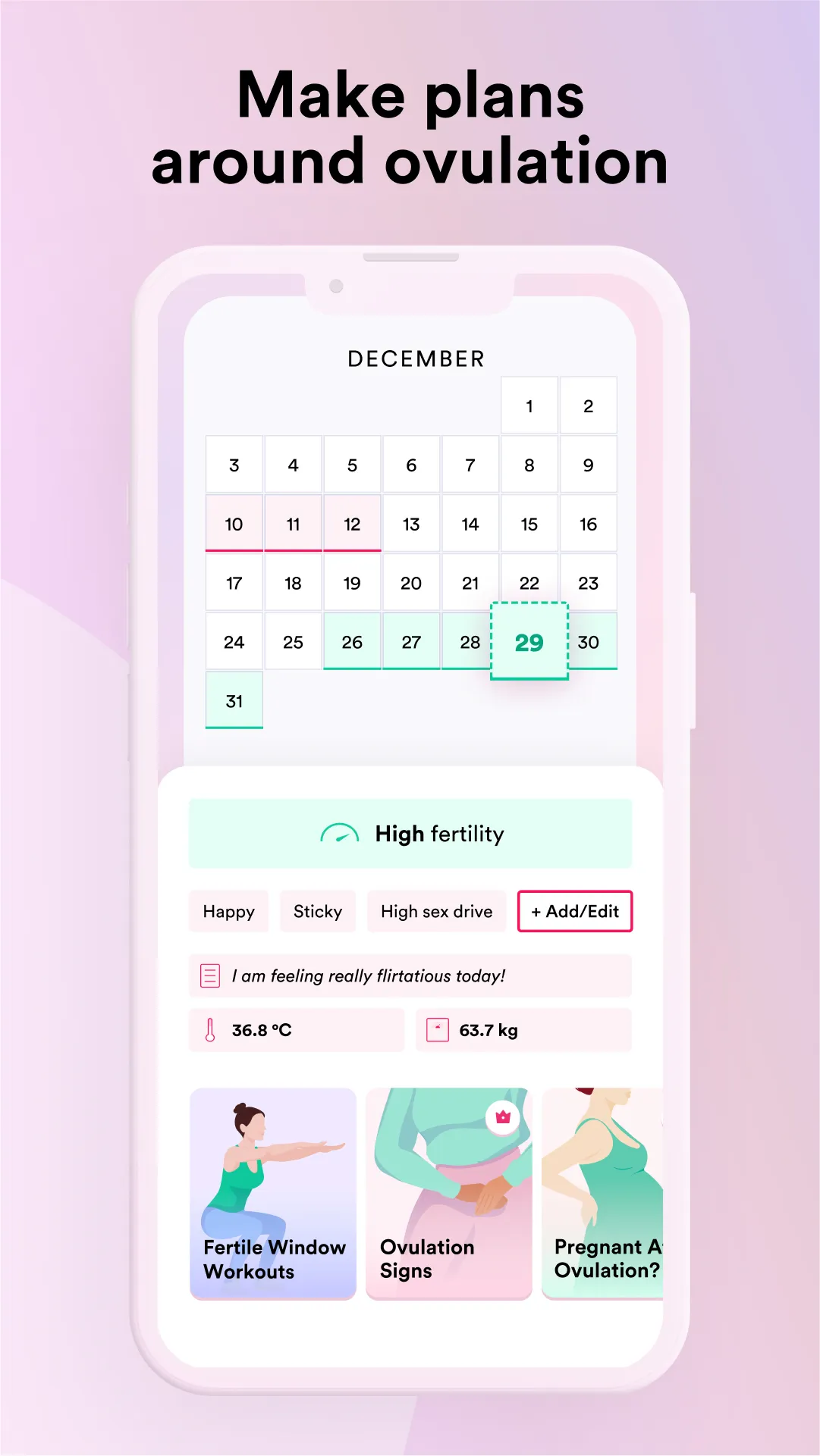 Period Diary Ovulation Tracker | Indus Appstore | Screenshot