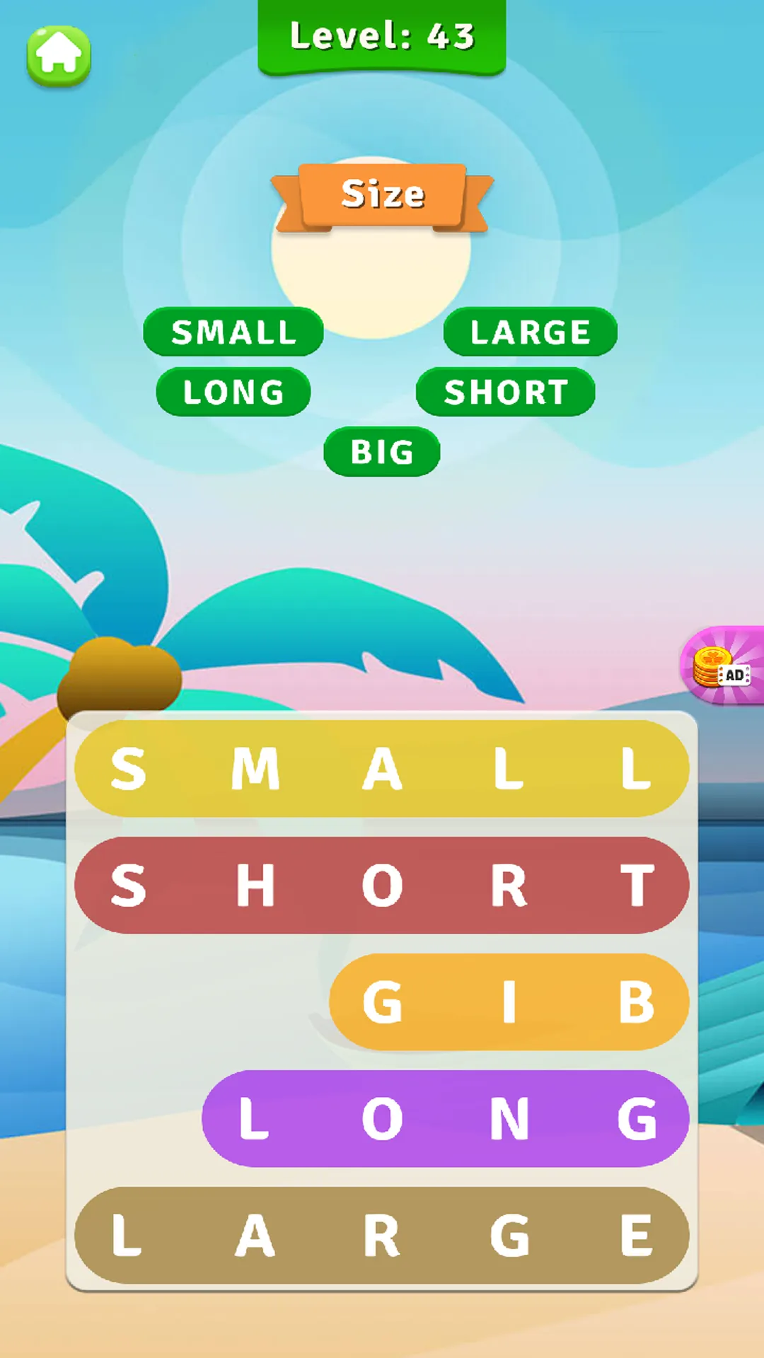 English Learning Word Search | Indus Appstore | Screenshot