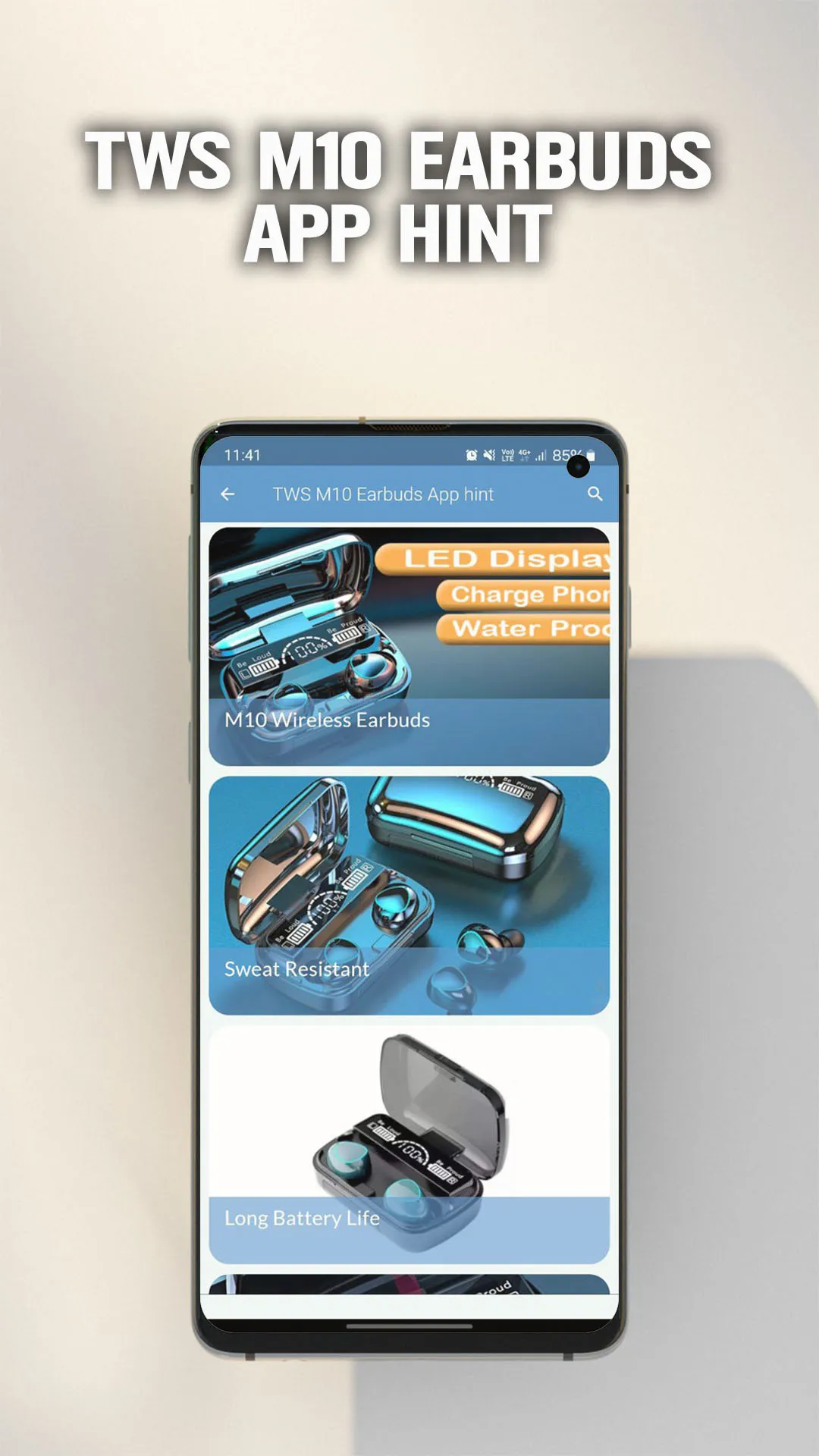 TWS M10 Earbuds App hint | Indus Appstore | Screenshot