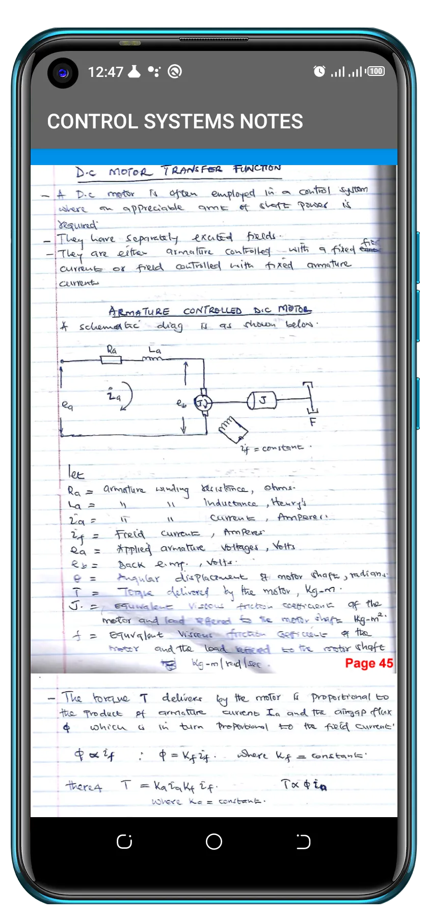 CONTROL SYSTEMS NOTES | Indus Appstore | Screenshot