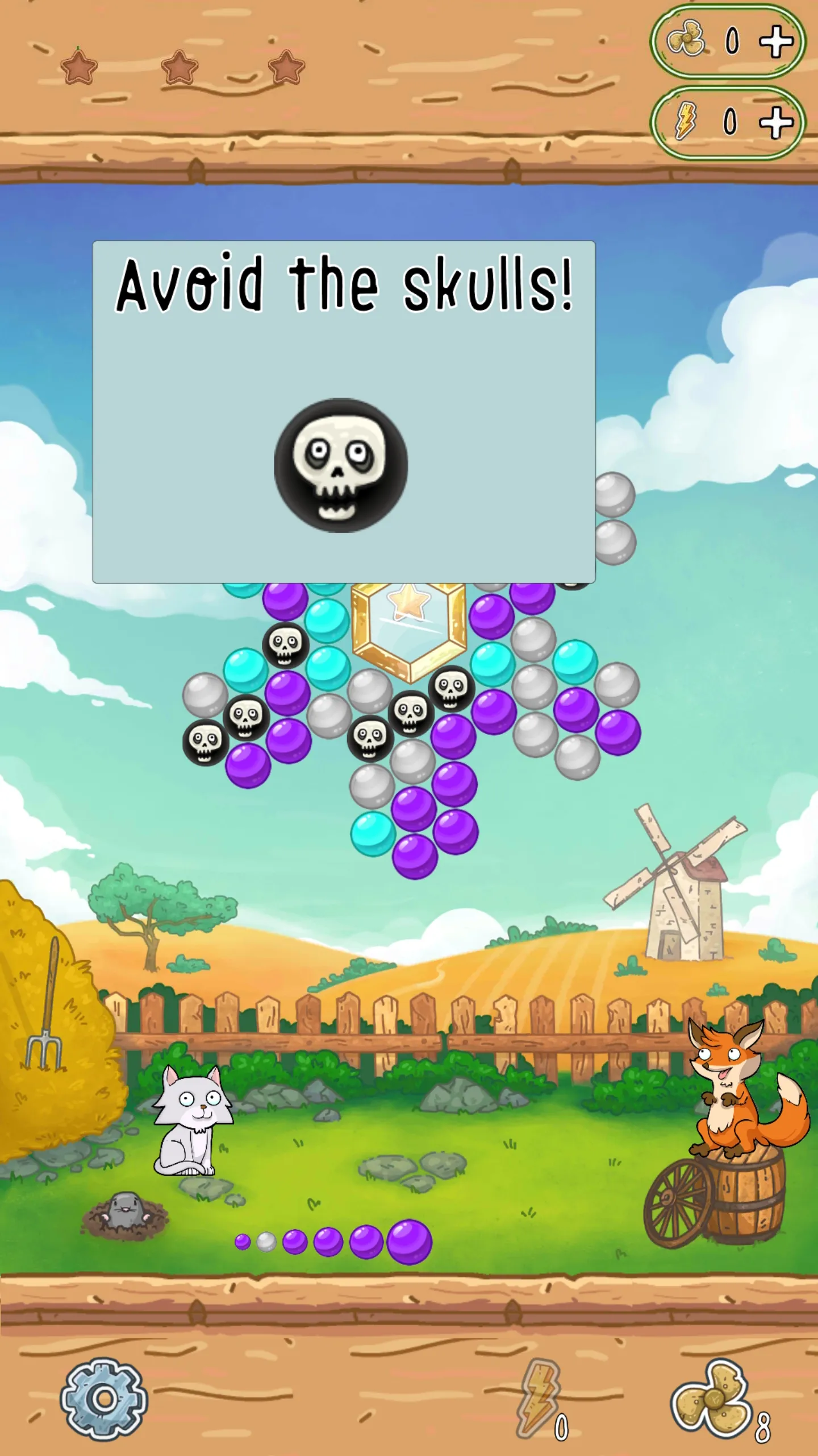 Little Fox: Bubble Spinner | Indus Appstore | Screenshot